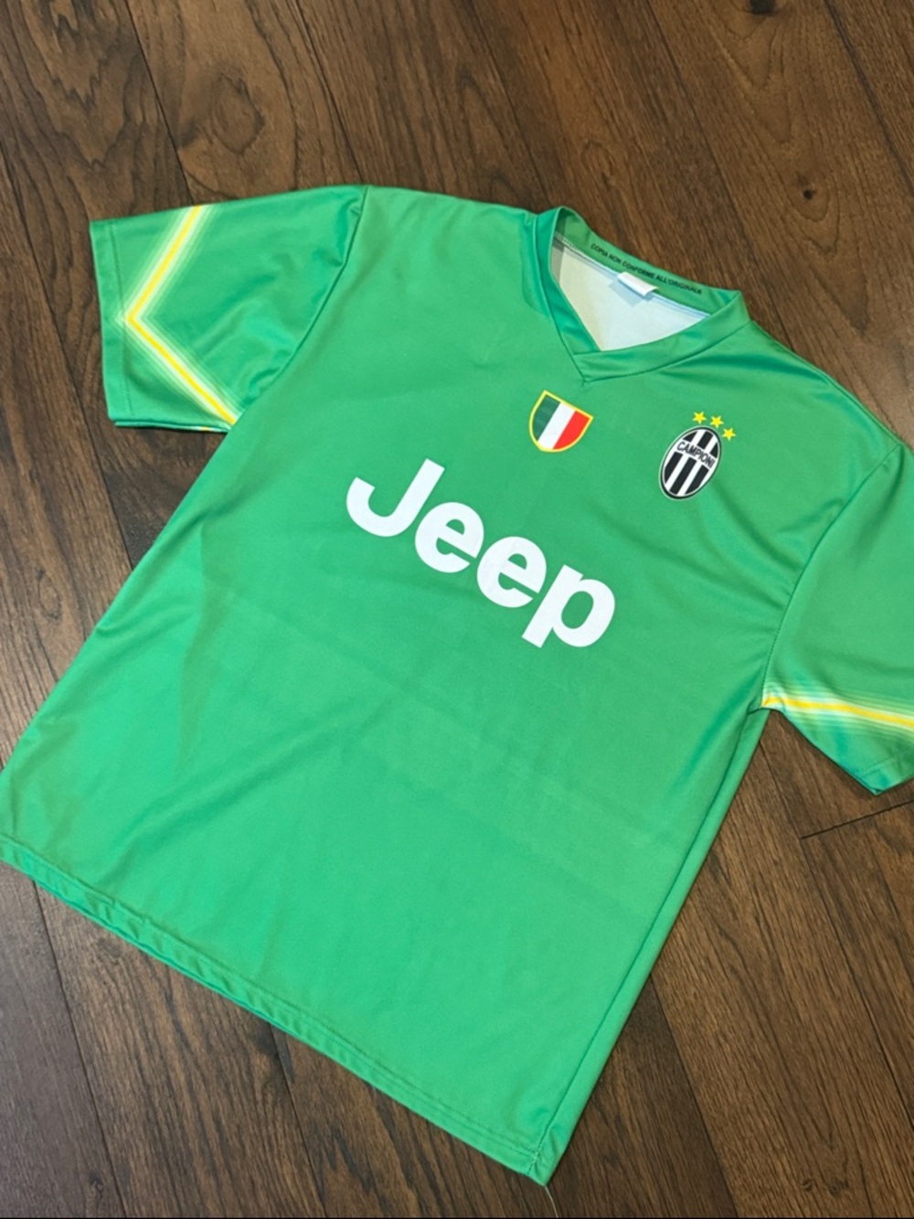 Juventus Green Jeep Soccer Jersey
